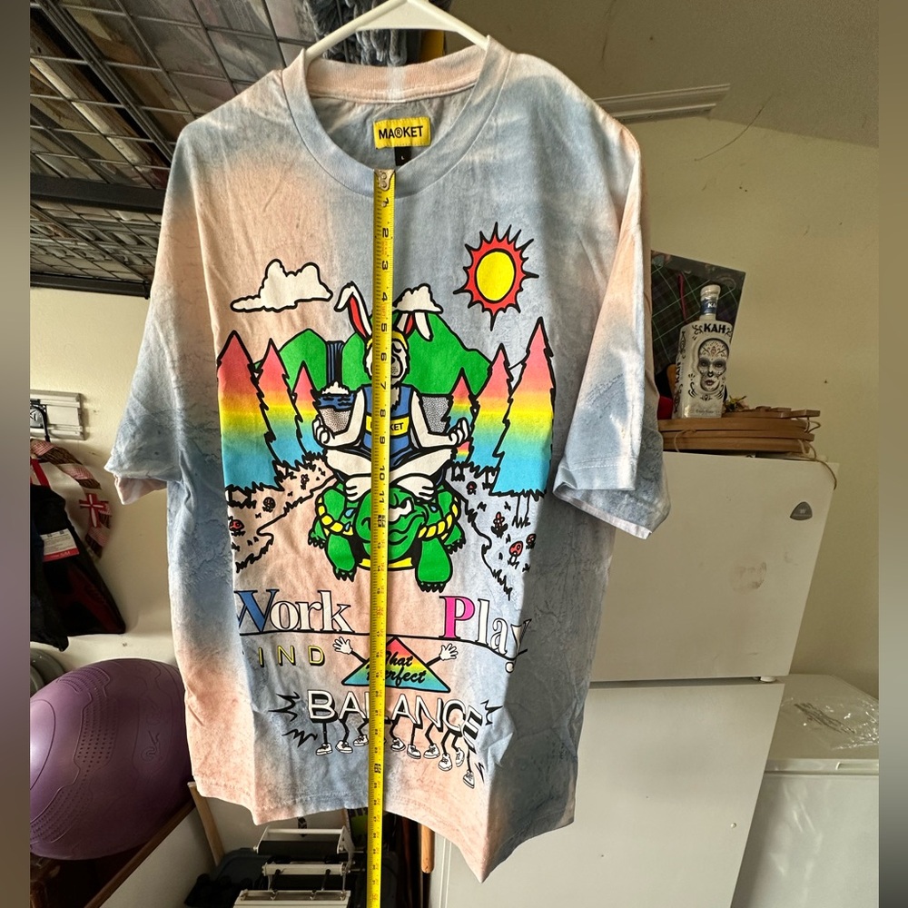 Arket Tie-Dye Tee in Pastel Shades